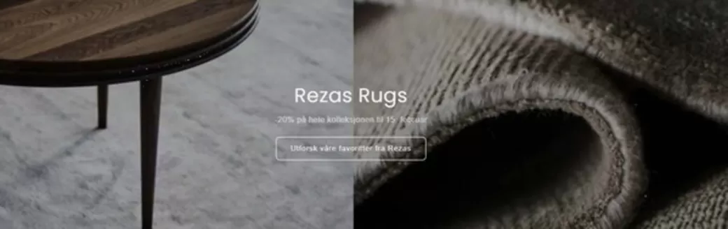 W22-katalog i Bergen | -20% Rezas Rugs | 2026-01-20T00:00:00.000Z - 2026-02-15T00:00:00.000Z