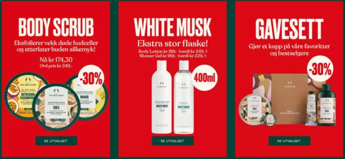 The Body Shop-katalog i Oslo | Deals | 2026-01-21T00:00:00.000Z - 2026-01-28T00:00:00.000Z
