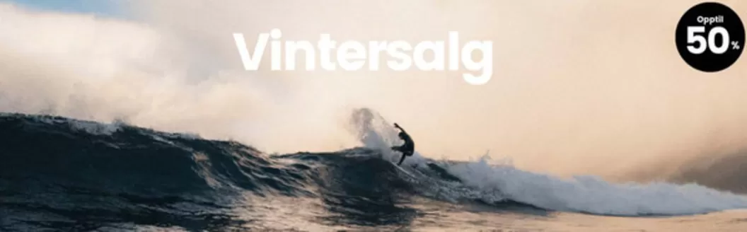 Surfshop-katalog i Tønsberg | Vintersalg opptil 50% | 2026-01-22T00:00:00.000Z - 2026-01-31T00:00:00.000Z