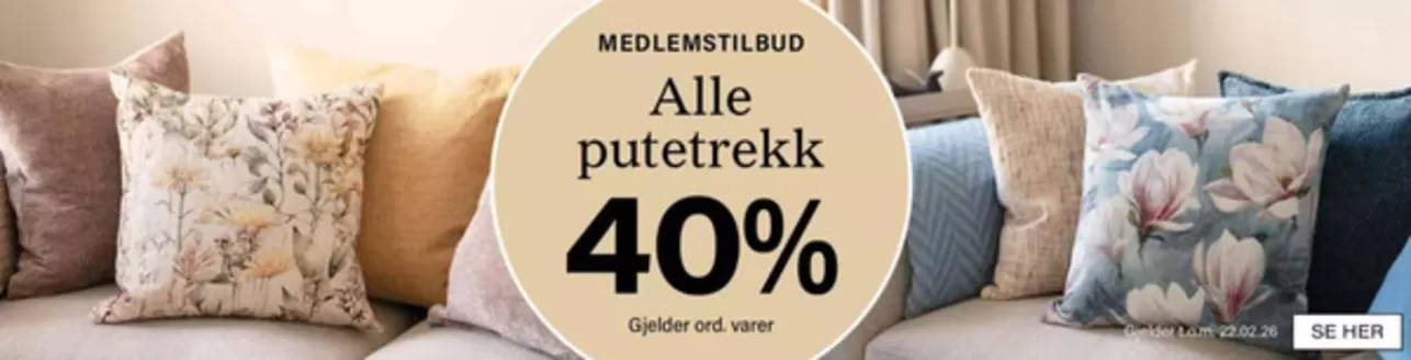Kremmerhuset-katalog i Trondheim | 40% Medlemstilbud | 2026-01-23T00:00:00.000Z - 2026-02-22T00:00:00.000Z