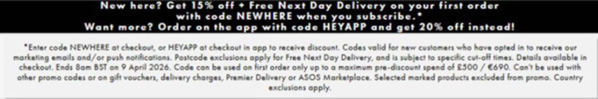 Asos-katalog i Haugesund | 15-20% Off | 2026-01-27T00:00:00.000Z - 2026-04-09T00:00:00.000Z