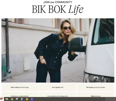 Bik Bok-katalog i Haugesund | 20% Rabatt + 5% Bonus | 2026-01-27T00:00:00.000Z - 2026-02-08T00:00:00.000Z