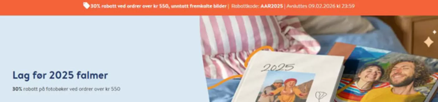 Fotoknudsen-katalog i Ulset | 30% rabatt ved ordrer over kr 550 | 2026-01-28T00:00:00.000Z - 2026-02-09T00:00:00.000Z