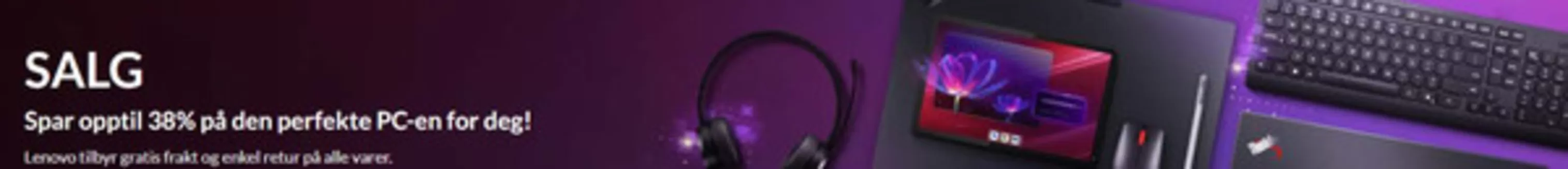 Lenovo-katalog i Bergen | Spar opptil 38% Salg | 2026-01-28T00:00:00.000Z - 2026-02-08T00:00:00.000Z