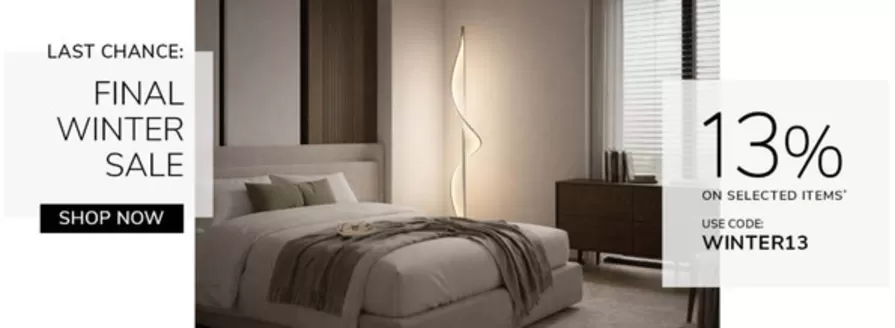 Lampemesteren-katalog i Lena | 13% Final Sale, Code WINTER13 | 2026-01-29T00:00:00.000Z - 2026-02-08T00:00:00.000Z