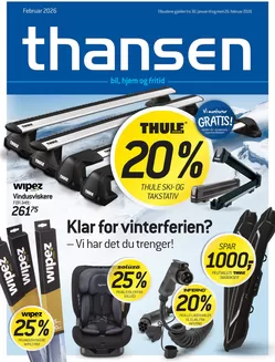 Thansen-katalog i Sandnes | Aktuell kundeavis Thansen | 2026-01-30T00:00:00.000Z - 2026-02-26T00:00:00.000Z