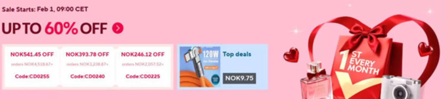 AliExpress-katalog i Jessheim | Up to 60% off | 2026-02-01T00:00:00.000Z - 2026-02-08T00:00:00.000Z