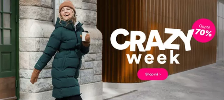 Get inspired-katalog i Sem | Crazy Week Opptil 70% | 2026-02-11T00:00:00.000Z - 2026-02-15T00:00:00.000Z