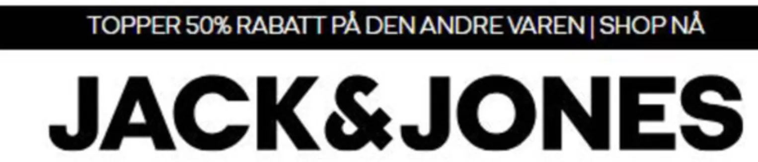 Jack & Jones-katalog i Rasta | TOPPER 50% RABATT PÅ DEN ANDRE VAREN | 2026-02-13T00:00:00.000Z - 2026-02-22T00:00:00.000Z