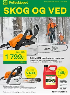 Felleskjøpet-katalog i Ål | Skog og ved proff | 2026-02-16T00:00:00.000Z - 2026-03-01T00:00:00.000Z