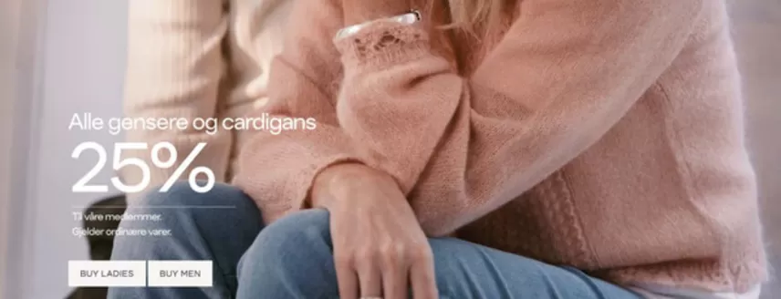 Match-katalog i Bryne | Alle gensere og cardigans 25% Til våre medlemmer. Gjelder ordinære varer. | 2026-02-18T00:00:00.000Z - 2026-02-28T00:00:00.000Z