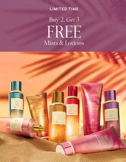 Victoria's Secret-katalog i Sarpsborg | Buy 2, Get 3 Free Mists & Lotion | 2026-02-25T00:00:00.000Z - 2026-03-01T00:00:00.000Z
