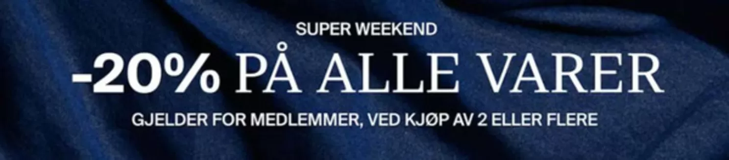 Carlings-katalog i Sandnes | -20% PÅ ALLE VARER GJELDER FOR MEDLEMMER, VED KJØP AV 2 ELLER FLERE | 2026-02-27T00:00:00.000Z - 2026-03-01T00:00:00.000Z