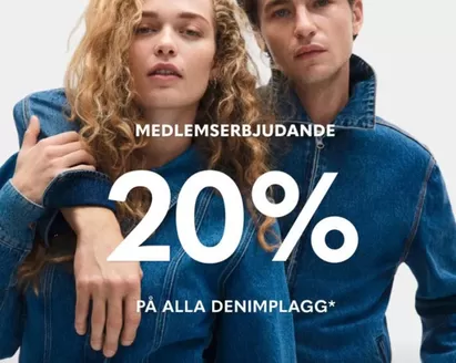 MQ-katalog i Sandnes | MEDLEMSERBJUDANDE 20% PÅ ALLA DENIMPLAGG | 2026-02-27T00:00:00.000Z - 2026-03-01T00:00:00.000Z