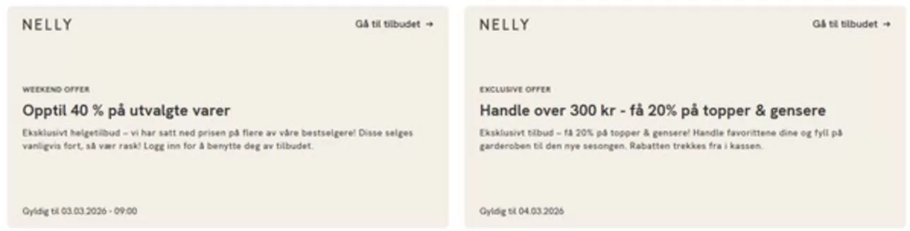 Nelly-katalog i Sandnes | Tilbud | 2026-02-27T00:00:00.000Z - 2026-03-03T00:00:00.000Z