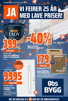 Obs Bygg-katalog i Sandnes | Våre beste tilbud for deg | 2026-03-01T00:00:00.000Z - 2026-03-14T00:00:00.000Z