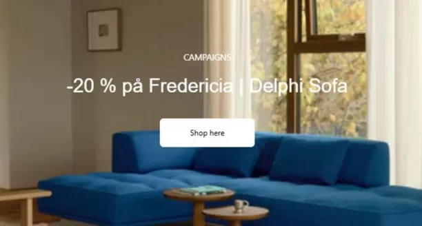 Bolina-katalog i Tønsberg | -20% på Fredericia - Delphi Sofa | 2026-03-03T00:00:00.000Z - 2026-05-01T00:00:00.000Z