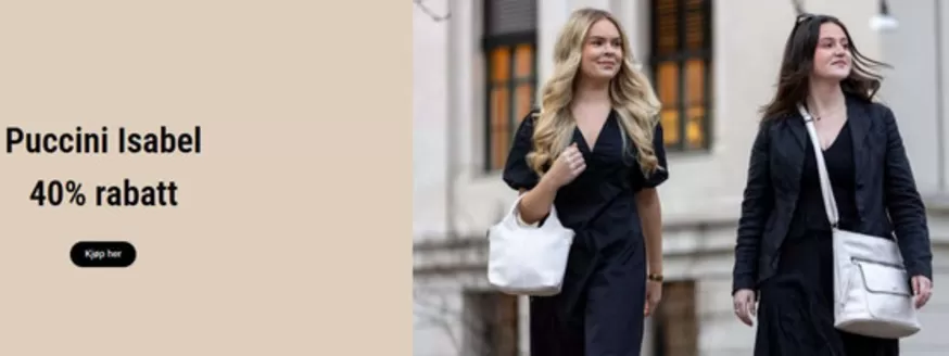 Morris-katalog i Øystese | Puccini Isabel 40% rabatt | 2026-03-03T00:00:00.000Z - 2026-03-15T00:00:00.000Z