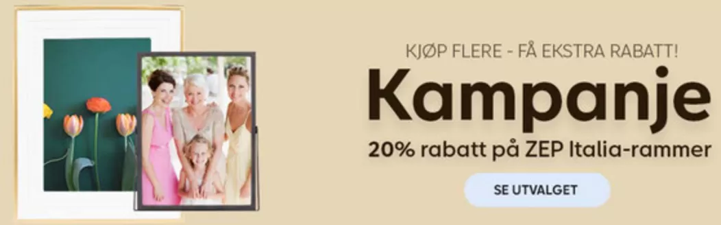 Japan Photo-katalog i Time | 20% rabatt på ZEP Italia-rammer | 2026-03-04T00:00:00.000Z - 2026-03-31T00:00:00.000Z