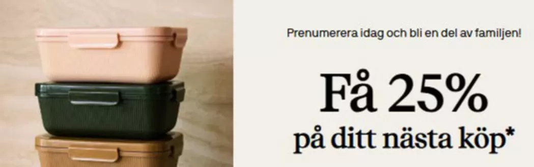 Sagaform-katalog i Orkanger | Få 25% på ditt nästa köp | 2026-03-10T00:00:00.000Z - 2026-03-18T00:00:00.000Z