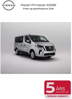Nissan-katalog i Nesbru | PRIMASTAR Kundeprisliste Combi | 2026-01-01T00:00:00.000Z - 2026-12-31T00:00:00.000Z