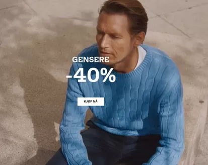 Dressmann-katalog | Gensere -40% | 2026-03-13T00:00:00.000Z - 2026-03-26T00:00:00.000Z