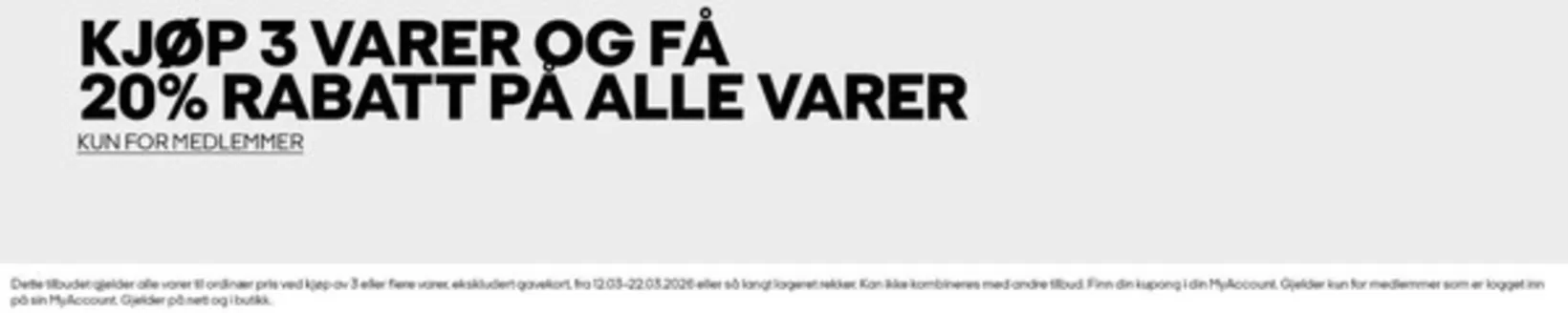 Jack & Jones-katalog i Kongsvinger | KJØP 3 VARER OG FÅ 20% RABATT PA ALLE VARER | 2026-03-13T00:00:00.000Z - 2026-03-22T00:00:00.000Z