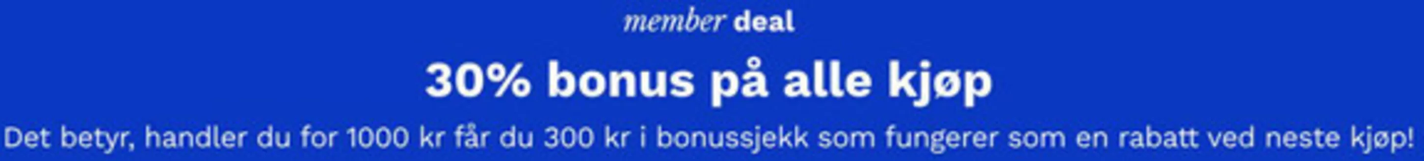 Urban-katalog i Kongsvinger | 30% bonus på alle kjøp. Det betyr, handler du for 1000 kr får du 300 kr i bonussjekk som fungerer som en rabatt ved neste kjøp! | 2026-03-13T00:00:00.000Z - 2026-03-15T00:00:00.000Z