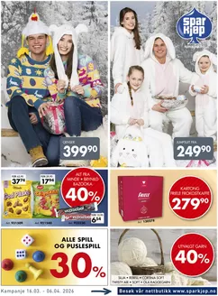 Sparkjøp-katalog i Isdalstø | Sparkjøp Kundeavis | 2026-03-16T00:00:00.000Z - 2026-04-06T00:00:00.000Z