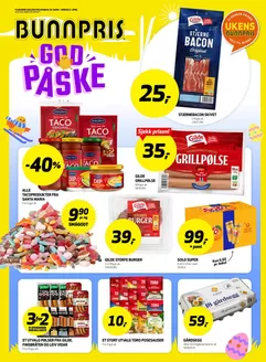Bunnpris-katalog i Jørpeland | Bunnpris Kundeavis | 2026-03-30T00:00:00.000Z - 2026-04-05T00:00:00.000Z