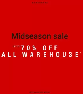Warehouse -katalog i Fredrikstad | Midseason sale up to 70% off all warehouse | 2026-03-30T00:00:00.000Z - 2026-04-12T00:00:00.000Z