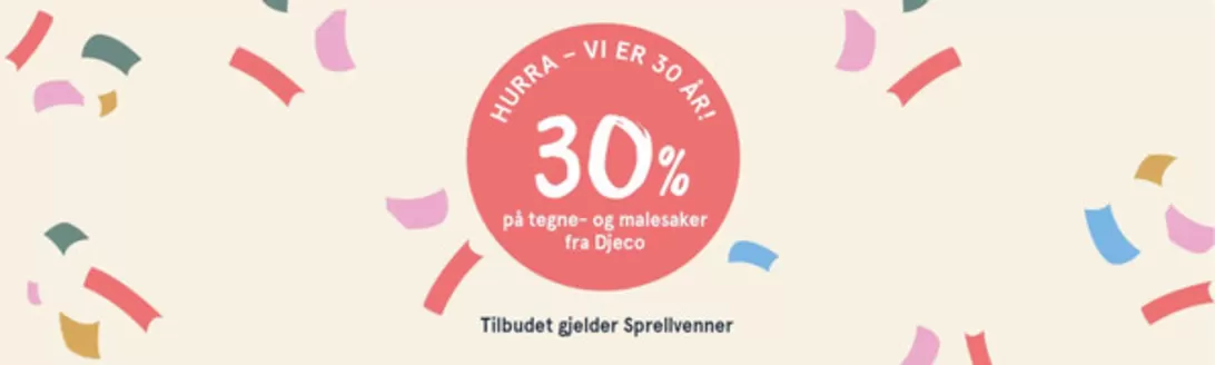 Riktige Leker-katalog | Hurra - Vi Er 30 Ar! | 2026-04-03T00:00:00.000Z - 2026-04-17T00:00:00.000Z