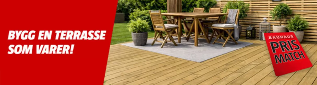 Bauhaus-katalog i Drammen | Eksklusive tilbud for våre kunder | 2026-04-07T00:00:00.000Z - 2026-04-21T00:00:00.000Z