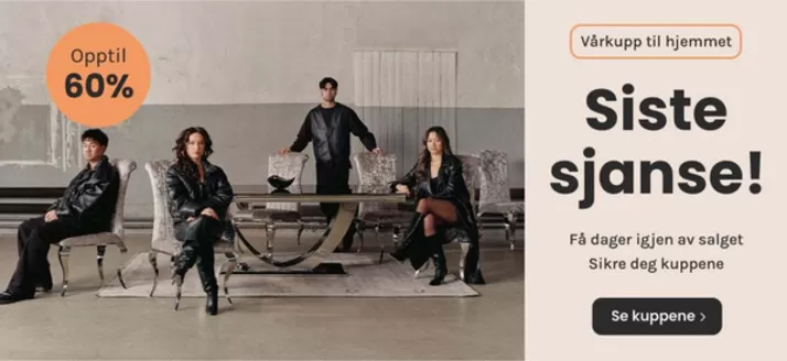 A-Møbler-katalog | Attraktive spesialtilbud for alle | 2026-04-13T00:00:00.000Z - 2026-04-27T00:00:00.000Z