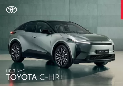 Toyota-katalog i Stryn | TOYOTA CHR plus BEV brosjyre | 2026-04-24T00:00:00.000Z - 2026-05-08T00:00:00.000Z