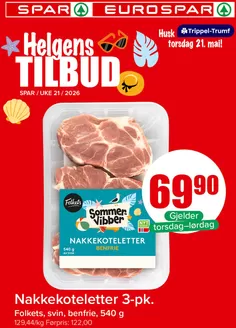 Spar-katalog i Eigersund | Attraktive spesialtilbud for alle | 2026-05-21T00:00:00.000Z - 2026-05-23T00:00:00.000Z