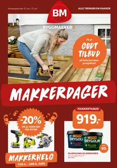 Byggmakker-katalog | Byggmakker Kundeavis | 2026-05-31T00:00:00.000Z - 2026-06-27T00:00:00.000Z
