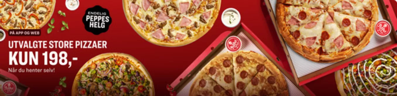 Peppes Pizza-katalog | Peppes Pizza Salg | 2026-06-01T00:00:00.000Z - 2026-06-15T00:00:00.000Z