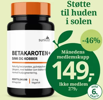 Sunkost-katalog i Ulefoss | Eksklusive tilbud og kupp | 2026-06-01T00:00:00.000Z - 2026-06-30T00:00:00.000Z
