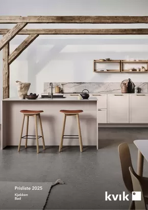 kvik kjøkken-katalog i Larvik | kvik kjøkken Prisliste. | 2025-01-01T00:00:00.000Z - 2025-12-31T00:00:00.000Z