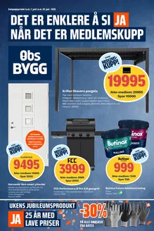 Obs Bygg-katalog | Flotte rabatter på utvalgte produkter | 2026-06-07T00:00:00.000Z - 2026-06-20T00:00:00.000Z