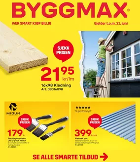 Byggmax-katalog | Byggmax Kundeavis | 2026-06-10T00:00:00.000Z - 2026-06-21T00:00:00.000Z