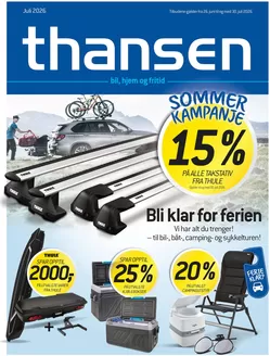 Thansen-katalog i Kongsberg | Aktuell kundeavis Thansen | 2026-06-26T00:00:00.000Z - 2026-07-30T00:00:00.000Z