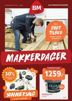 Byggmakker-katalog | Byggmakker Kundeavis | 2026-07-05T00:00:00.000Z - 2026-09-05T00:00:00.000Z