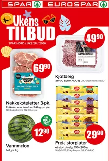 Eurospar-katalog i Sunderbru | Topptilbud for alle kuppjegere | 2026-07-07T00:00:00.000Z - 2026-07-13T00:00:00.000Z