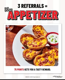 TGI Fridays-katalog i Loddefjord | Attraktive spesialtilbud for alle | 2026-07-07T00:00:00.000Z - 2026-07-21T00:00:00.000Z