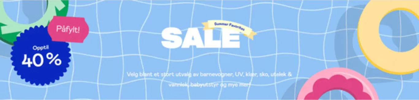 Jollyroom kundeavis i  | Summer Favorites Sale | 2026-07-10T00:00:00.000Z - 2026-07-24T00:00:00.000Z