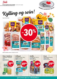 Nærbutikken-katalog | Kylling og svin! | 2026-07-20T00:00:00.000Z - 2026-07-31T00:00:00.000Z