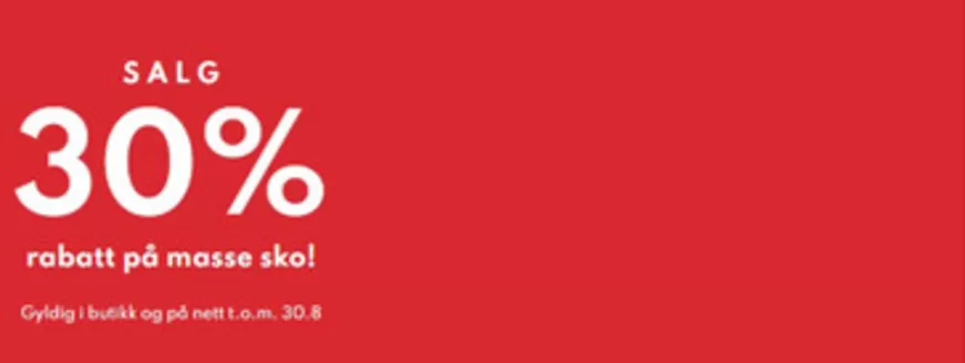 Din Sko kundeavis i Osen | Din Sko Salg | 2026-07-31T00:00:00.000Z - 2026-08-30T00:00:00.000Z