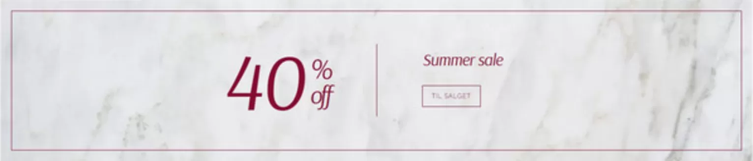 Shineshop kundeavis i Osen | Summer Sale | 2026-07-31T00:00:00.000Z - 2026-08-14T00:00:00.000Z